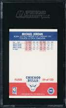 1987 88 Fleer #59 Michael Jordan SGC 98 GEM MINT  