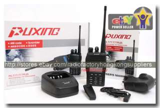 2x Puxing PX 777 VHF 136 174MHZ FREE Cable +earpiece*  