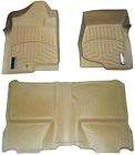   Tan Floor Liners 2004 2008 Ford F 150 SuperCrew Front/Rear Set