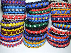 NBA Teams Colored Paracord Bracelets NEW  