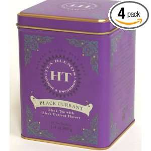 Harney & Sons Black Currant, 20   Tea Sachets, 1.4 oz, (Pack of 4 