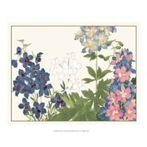  Japanese Flower Garden III by Konan Tanigami 20x16 