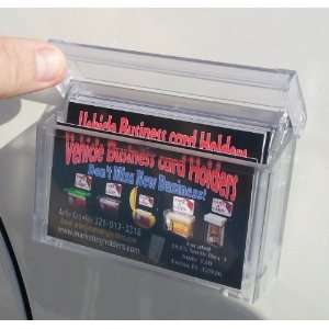  Magnetic Vehicle Outdoor Business Card Holder GRAB A CARD 