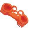 Controller Silicone Skin Case For PS3 Orange Red 9072  