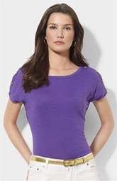 New Markdown Lauren by Ralph Lauren Ballet Neck Top Was $54.50 Now $ 