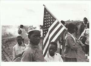 Alabama Civil Rights March in the 1960s Postcard #1  