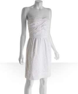   by Marc Jacobs wicken white floral cotton Amelie strapless dress