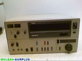 Sony U Matic VCR Tape Player Cassette VO 5800  