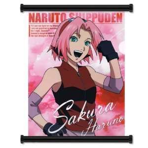 Naruto Shippuden Anime Sakura Fabric Wall Scroll Poster 