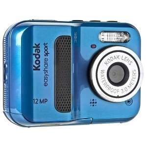 Kodak EasyShare Sport C123 Waterproof 12MP 5x Digital Zoom HD Camera 
