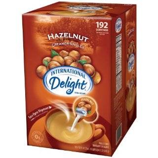 International Delight Hazelnut Liquid Creamer, 192 Count Single Serve 
