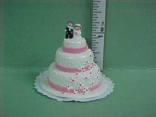 Tier Wedding Cake #K2252   Dollhouse Miniature  