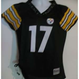 Mike Wallace #17 Pittsburgh Steelers Womens Field Flirt Jersey Size 