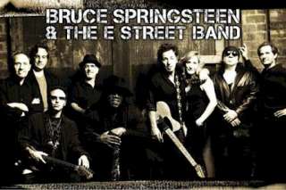 MUSIC POSTER ~ BRUCE SPRINGSTEEN AND THE E STREET BAND  