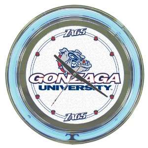    NCAA Gonzaga 14 Inch Diameter Neon Clock
