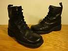 DR MARTENS AirWair Bouncing Soles Womens Black Leather Ankle Boots 6