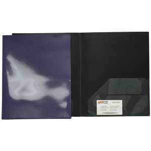  Purple Metallic Heavy Duty Plastic 9x12 Folders   Sold 
