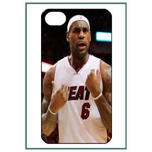  Lebron James Miami Heat NBA iPhone 4s iPhone4s Black Designer 