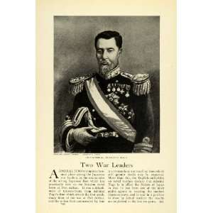 1904 Article War Leaders Hehatchi Togo Alexis Kuropatkin Russian 