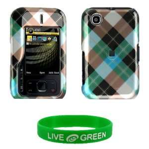   Check Design Snap On Hard Case for Nokia Surge 6790 Phone, AT&T Cell