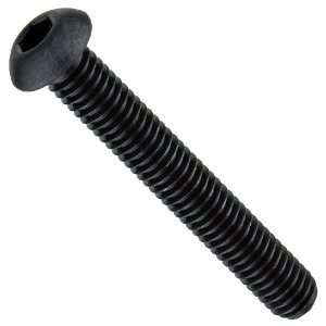 Black Oxide 12.9 Alloy Steel Button Head Socket Cap Screw, Hex Socket 