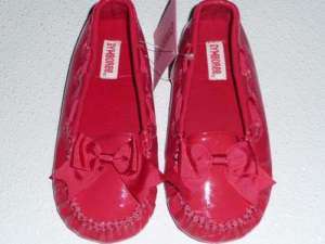 Gymboree NWT Sz 4 New York Girl Moccasin Bow Shoes BG  