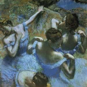  Bentley AC83632424 Degas Dancers in Blue Canvas Giclee 