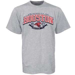  Houston Cougars Ash School Pride T shirt Sports 