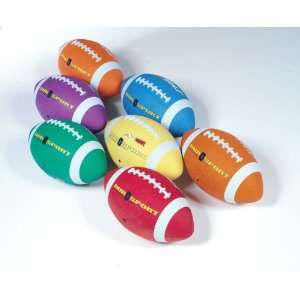   Smart Gradeballs Rubber Footballs   Junior Size 6   Set of 6 Colors