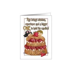  85th Birthday Card   Humour   Cake Card Toys & Games