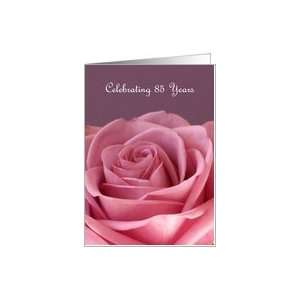  85th Birthday Invitation    Birthday Rose Card Toys 