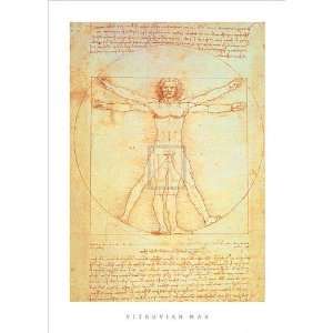  Vitruvian Man   Poster by Leonardo Da Vinci (20 x 28 