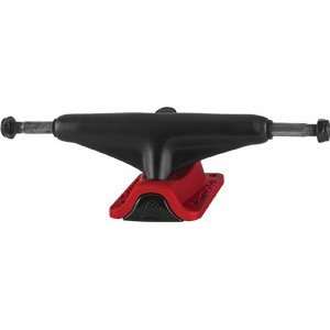  Tensor 5.0 Mid Magnesium Black/Red Slider Skateboard Trucks 