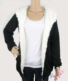 Q020 Winter Hooded Fleece jacket Hoodie Zip Top  