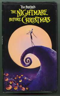 Nightmare Before Christmas Video MOVIE Factory Sealed 765362236039 