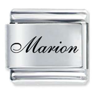    Edwardian Script Font Name Marion Italian Charms Pugster Jewelry