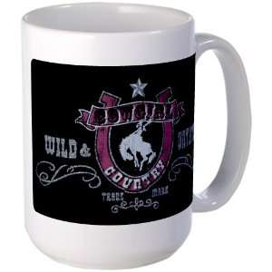   Mug Coffee Drink Cup Cowgirl Country Wild and Untamed 