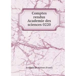  Comptes rendus Academie des sciences 0220 AcadÃ©mie des 