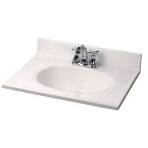  Astra Lav One Piece Vanity Top with 4 Back Splash from Deluxe Astra 