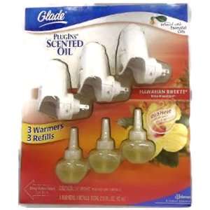  Glade PlugIns Scented Oil 3 Warmers and 3 Refills 