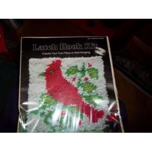  Valiant Christmas Cardinal Latch Hook Kit Arts, Crafts & Sewing