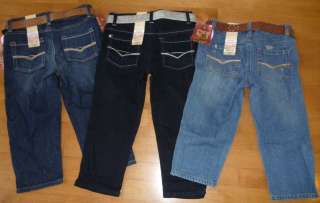   Waist Jean ARIZONA BFF CAPRI Pants Size 7 10 12 14 Slim Belt Denim NWT