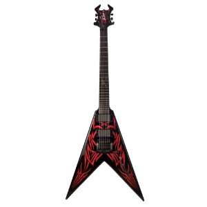   Kerry King V Tribe Electric Guitar, Tribal Fire Musical Instruments