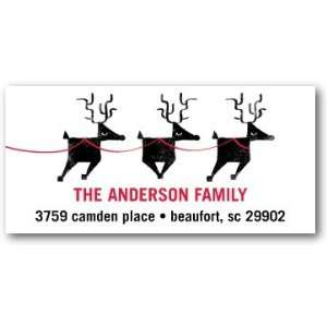  Holiday Return Address Labels   Reindeer Romp By Magnolia 