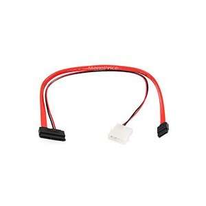   16inch Micro SATA to SATA Data and Power Combo Cable Electronics