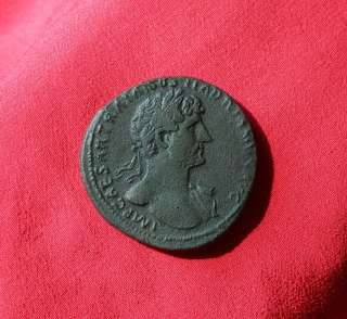 Hadrian Sestertius. Struck 118 AD.  