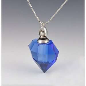  Big Hole Diamond Heart Blue Crystal Perfume & Aroma Oil 
