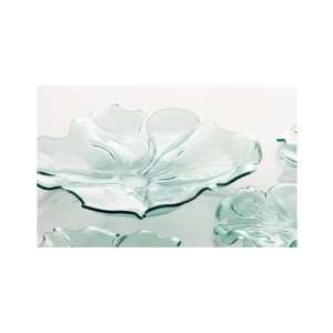  AnnieGlass Water Lily Large Platter   16.5 Inches No Trim 