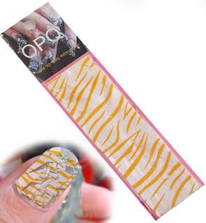 Zebra Design Mother of Pearls Nail Art Sticker Decoration J0443 8