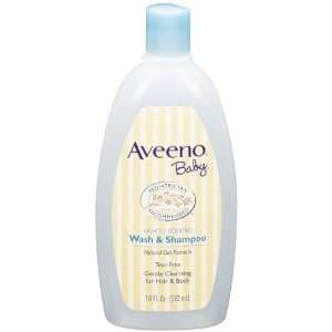  Aveeno Baby Wash and Shampoo   18 Oz Health & Personal 